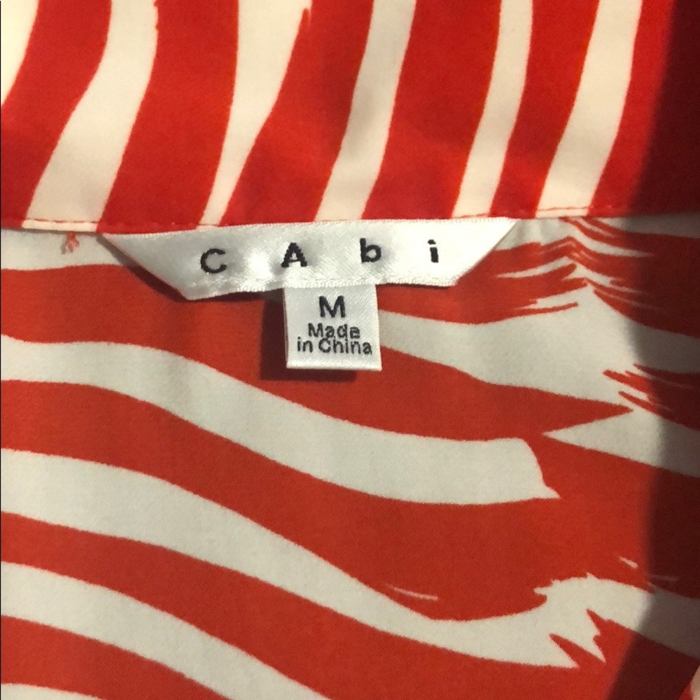 CAbi red and white striped dress - Picture 5 of 5